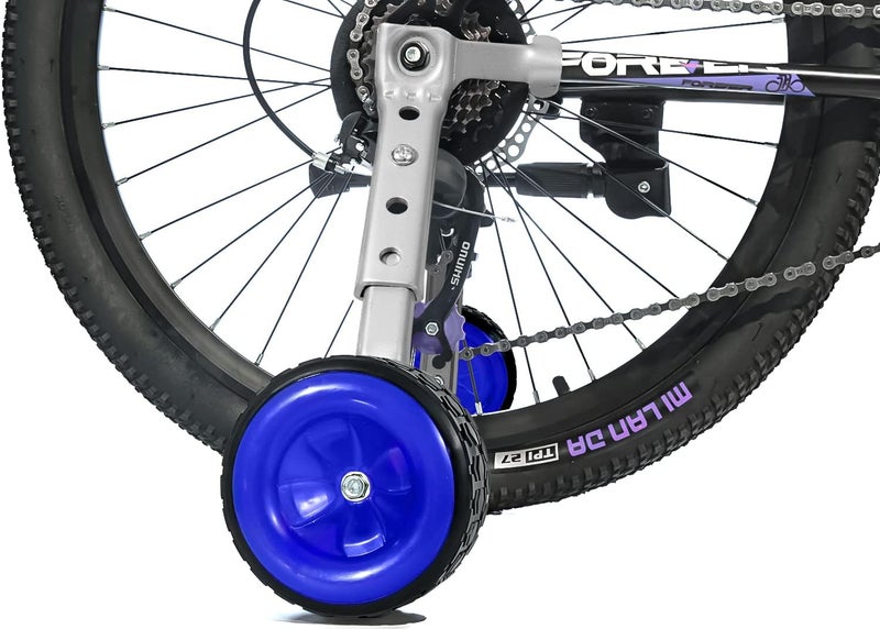 MOSHAY Roll Over Image to Zoom in Bicycle Training Wheels Fits 16 18 20 22 24 inch Variable Bike - Image 1