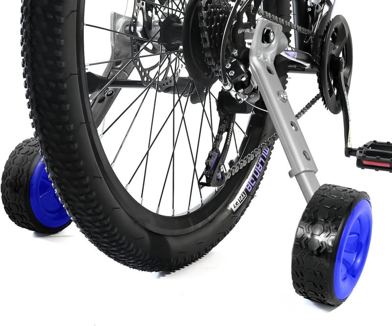 MOSHAY Roll Over Image to Zoom in Bicycle Training Wheels Fits 16 18 20 22 24 inch Variable Bike - Image 4