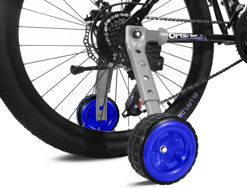 MOSHAY Roll Over Image to Zoom in Bicycle Training Wheels Fits 16 18 20 22 24 inch Variable Bike - Image 2