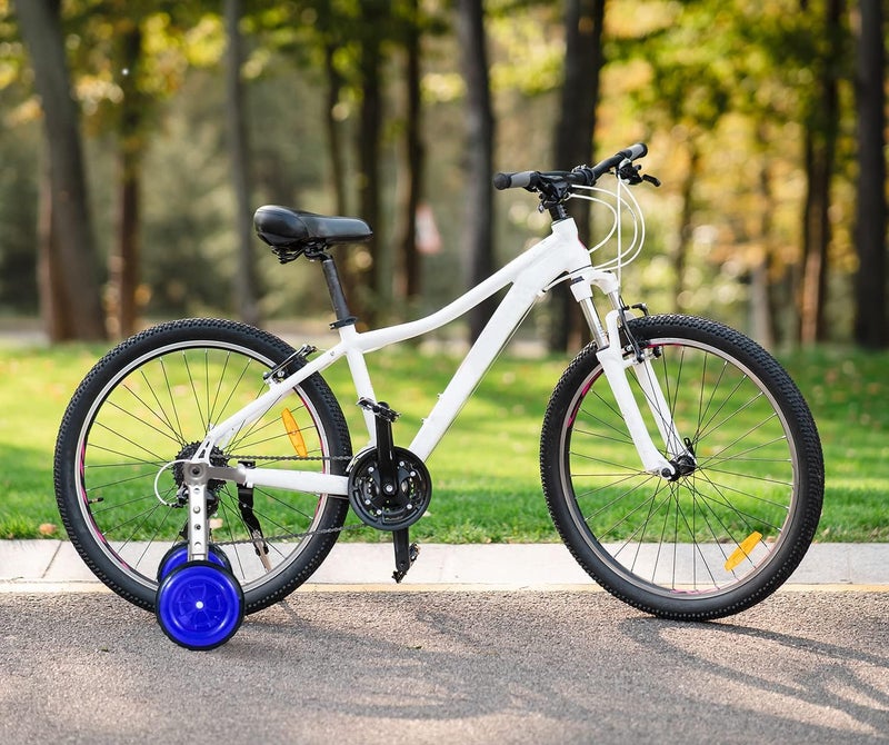 MOSHAY Roll Over Image to Zoom in Bicycle Training Wheels Fits 16 18 20 22 24 inch Variable Bike - Image 3
