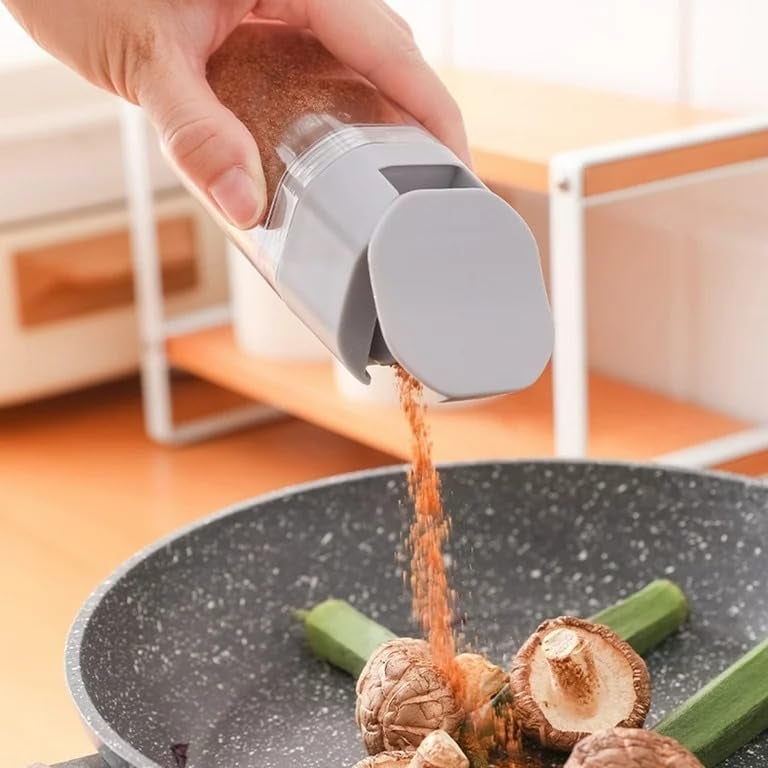 FLIPXEN FLIPXEN Seasoning Bottle Dustproof MoistureProof Transparent Leakproof Press Opening Keep Neat Cooking Restaurant Oil Dispenser Kitchen Accessory 3  - Image 3