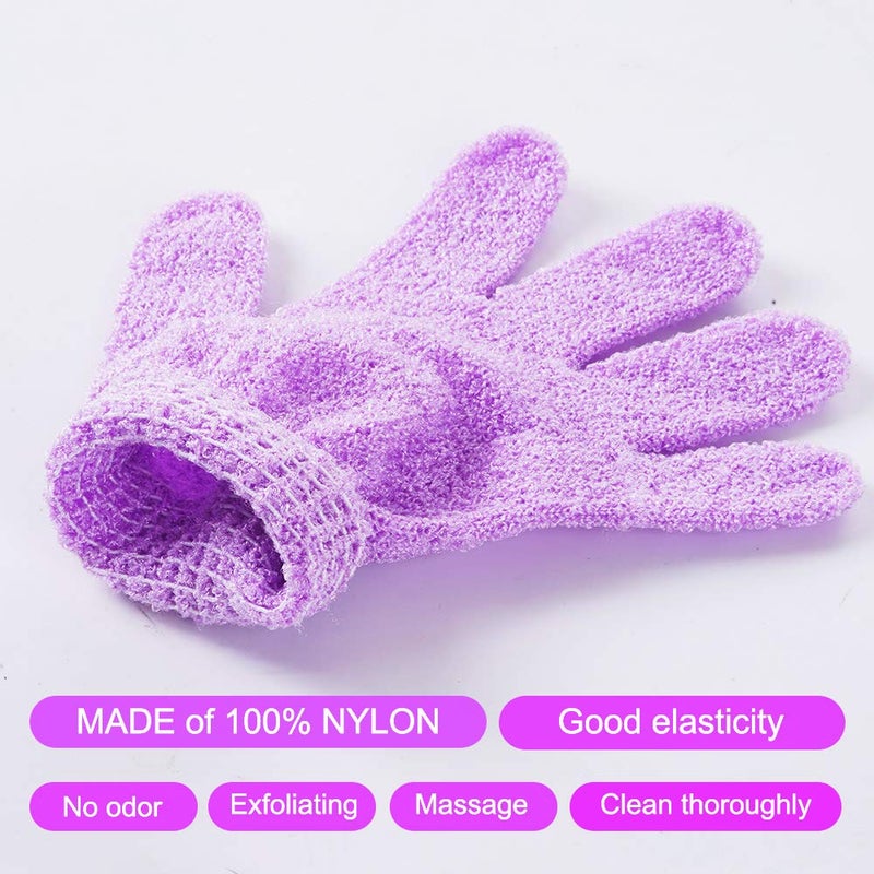 CVNDKN 24 pcs Exfoliating Shower Gloves,Double Sided Exfoliating Bath Gloves Deep Clean Dead Skin for Spa Massage Beauty Skin Shower Body Scrubber Bathing Accessories.-12 Multi-Colors - Image 5