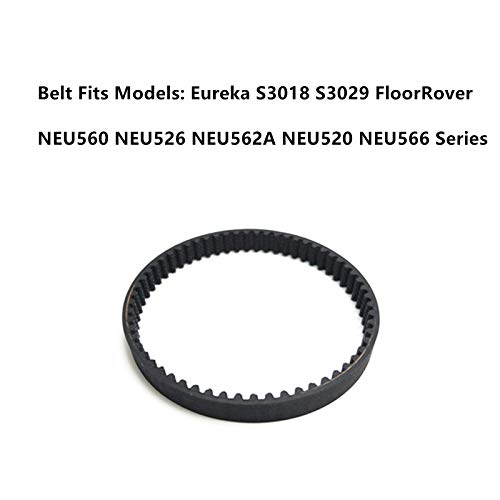 CPAI Replacement Belt for Eureka S3018 FloorRover Vacuum Cleaner, Fits Models:NEU522, NEU529, NEU560, NEU562A, NEU562, NEU566 Series（2 Belt - Image 3