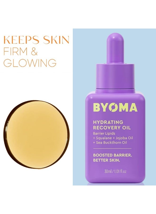 بيوما زيت استعادة الترطيب - زيت وجه فاخر يحتوي على سكوالان وزيت الجوجوبا وزيت نبق البحر - لبشرة مشرقة ومتألقة فوراً - زيت للوجه لإصلاح الحاجز 30 مل - Image 3