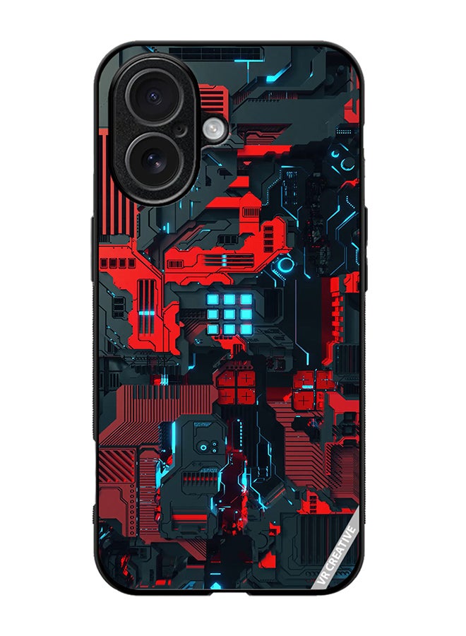 VR CREATIVE Protective Case Cover For Apple iPhone 17 Circuit Design Multicolour