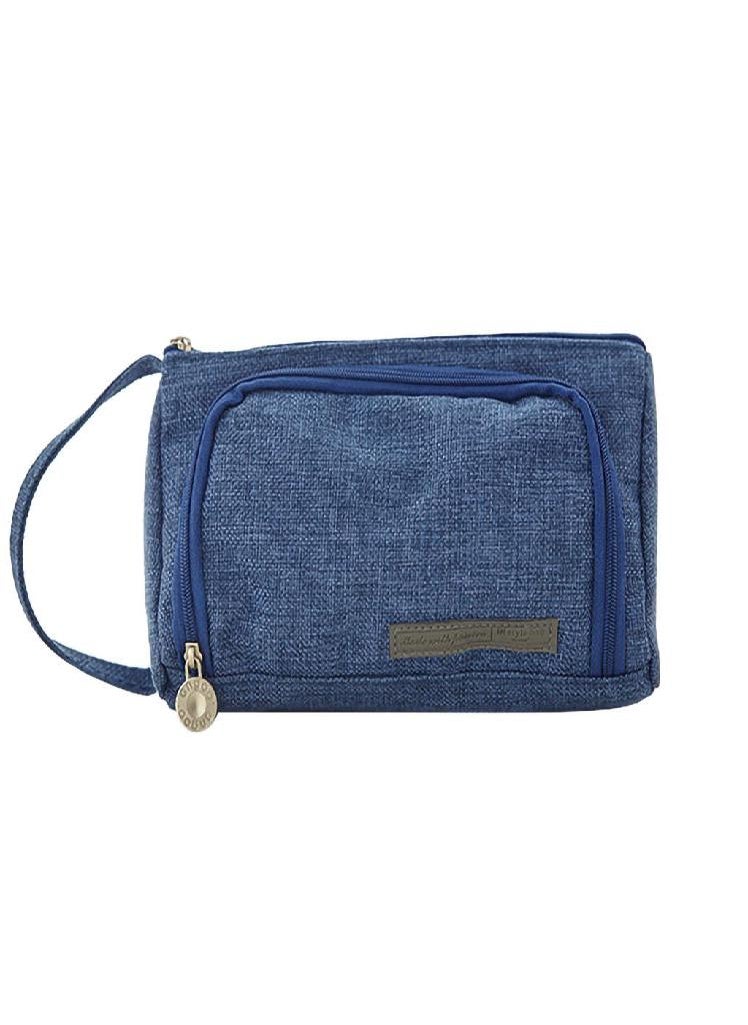 Eckek - Sagit Canvas Large Capacity Pencil Case Multifunctional Zipper School Portable - Image 1