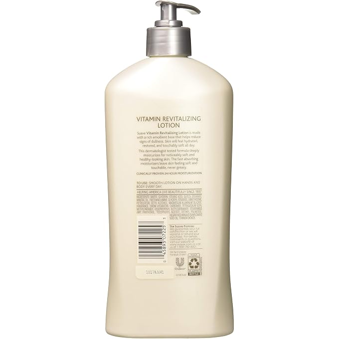 Suave Revitalizing with Vitamin E Body Lotion, 18 oz - Image 2