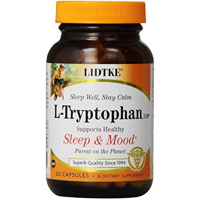 Lidtke Technologies L-Tryptophan Capsules, 60 Count - Image 1