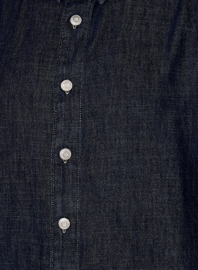 لي كوبر Lee Cooper Men Regular Fit Collared Long Sleeve Shirt