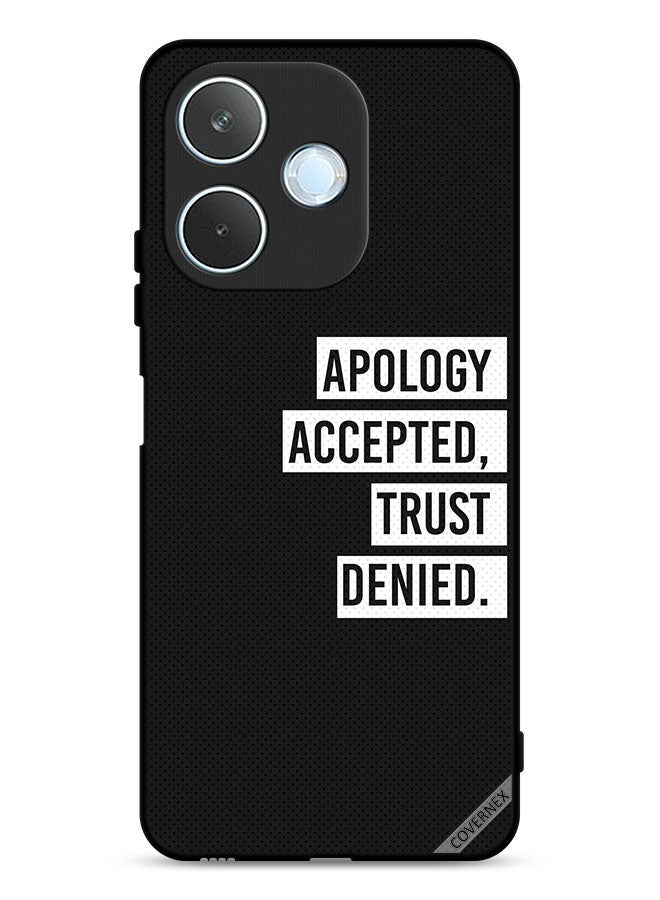 Covernex Oppo A5 Pro Protective Case Cover Apology Accepted Trust Denied - Image 1