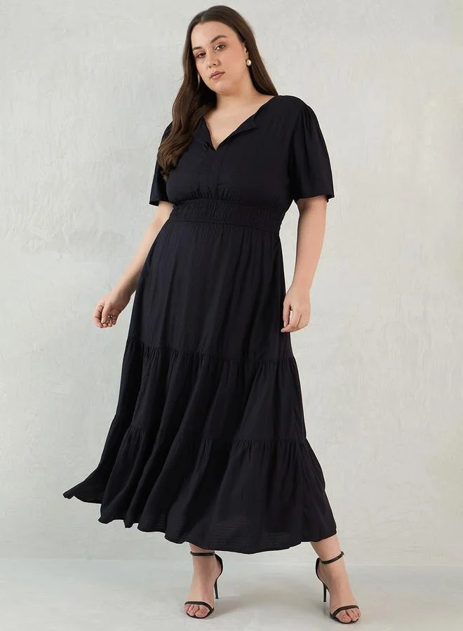 Femmella Tiered Cotton Dress
