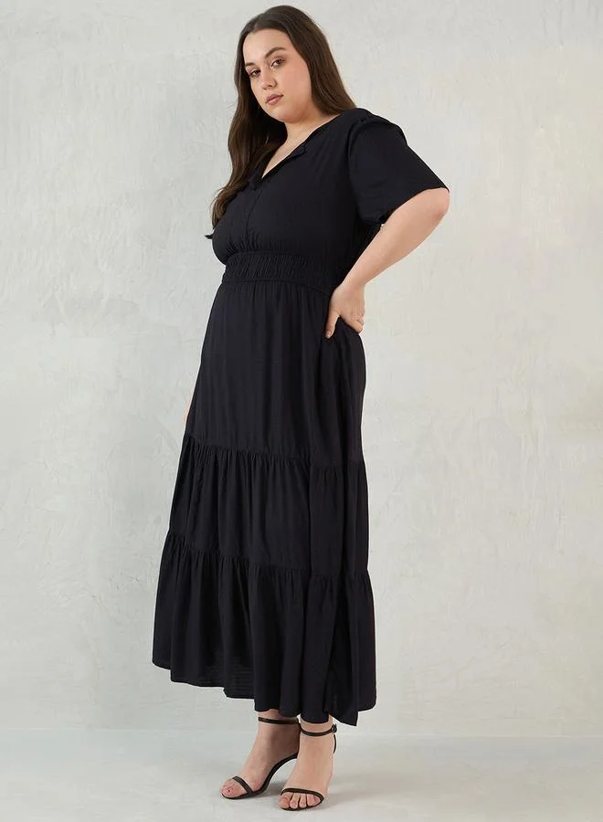 Femmella Tiered Cotton Dress