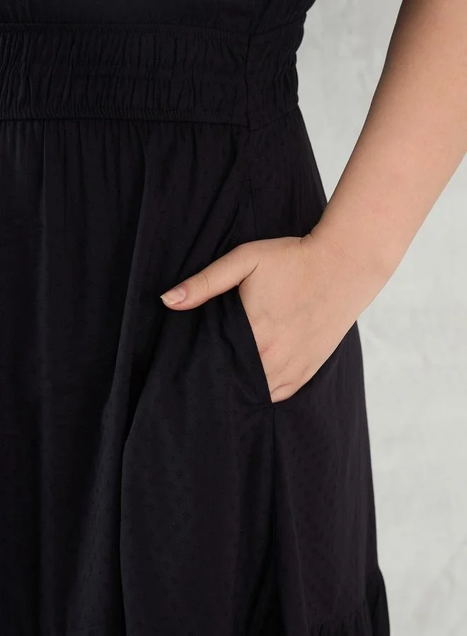 Femmella Tiered Cotton Dress