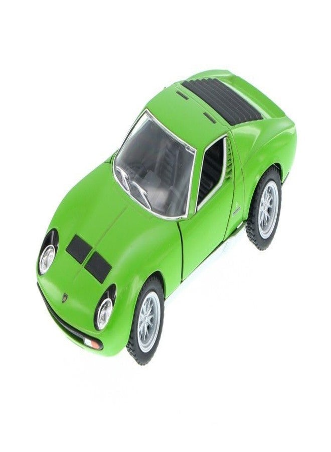 Mayatra's Kins Mart Lamborghini Miura 1:34 Scale Die-Cast Toys Car (Green) - Image 1
