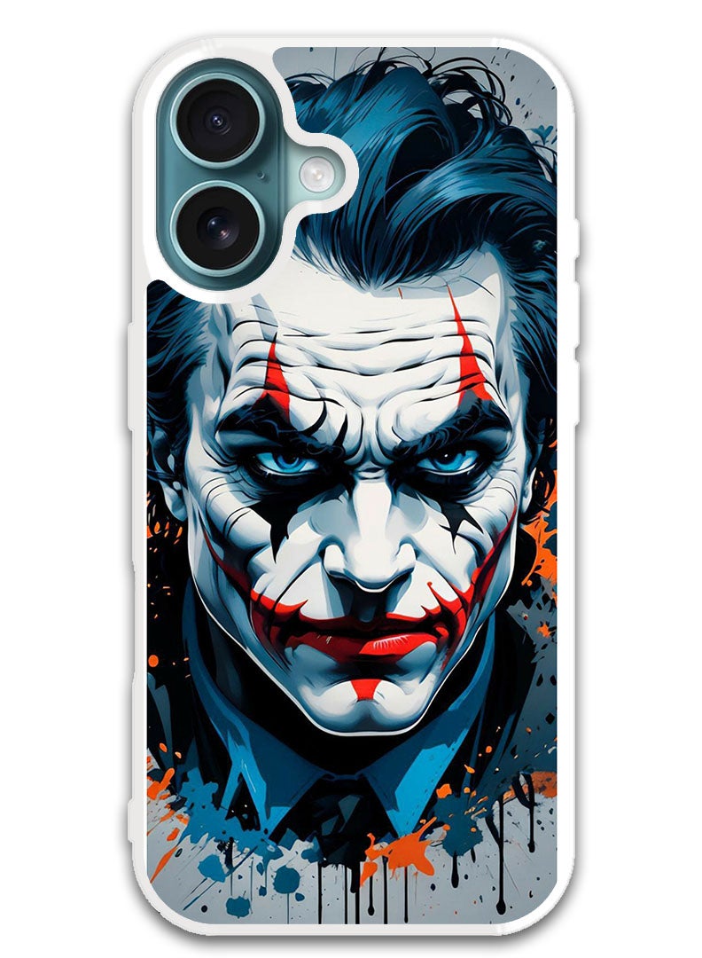 Theodor Protective Case Cover For APPLE IPHONE 16 Jokerr (White Bumper) - Image 1