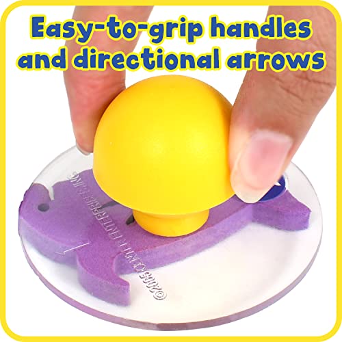 READY 2 LEARN Giant Stampers - Sea Creatures - Set of 10 - Easy to Hold Foam Stamps for Kids - Arts and Crafts Stamps for Displays, Posters, Signs and DIY Projects - Image 3