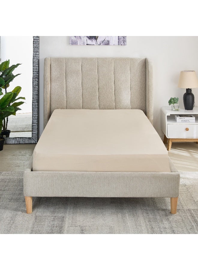 Home Box Essential Cotton Twin Fitted Sheet 120 x 200 x 36 cm - Image 3