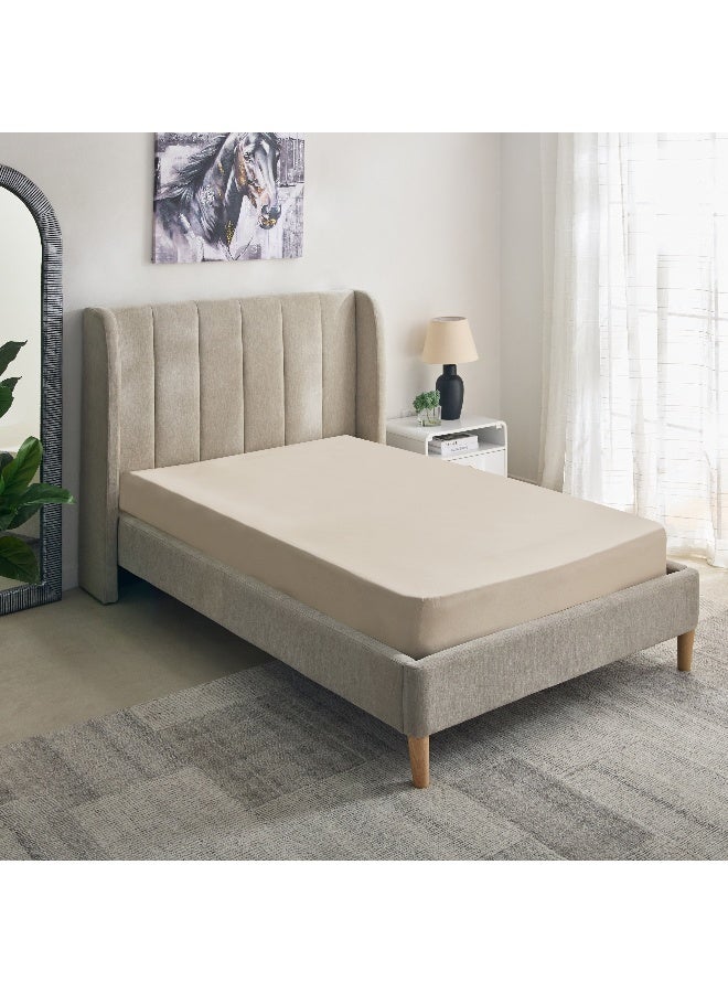 Home Box Essential Cotton Twin Fitted Sheet 120 x 200 x 36 cm - Image 2