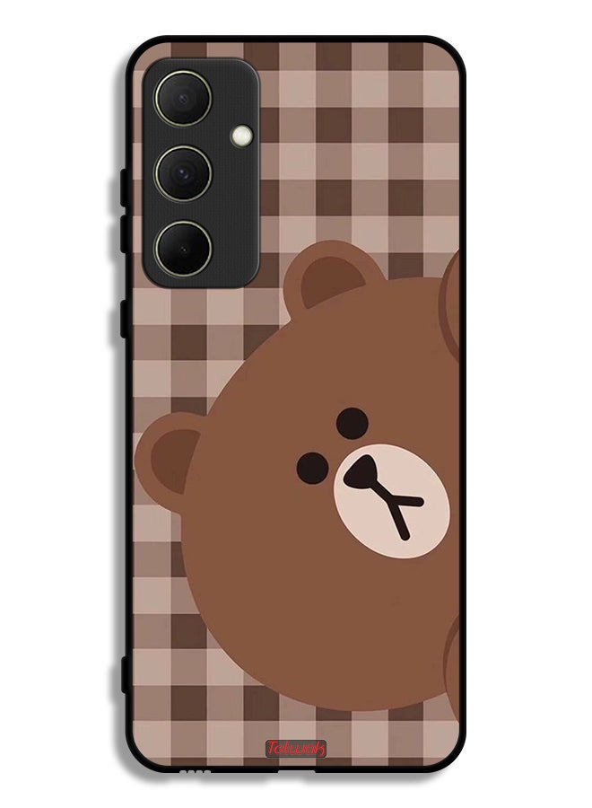 Tolwak Samsung Galaxy A35 5G Protective Case Cover Teddy Bear - Image 1