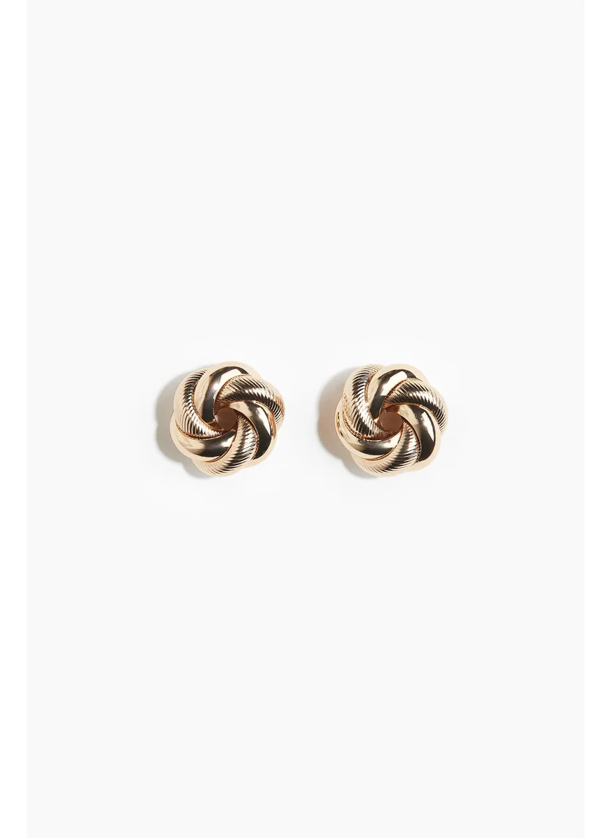 H&M Twisted Stud Earrings