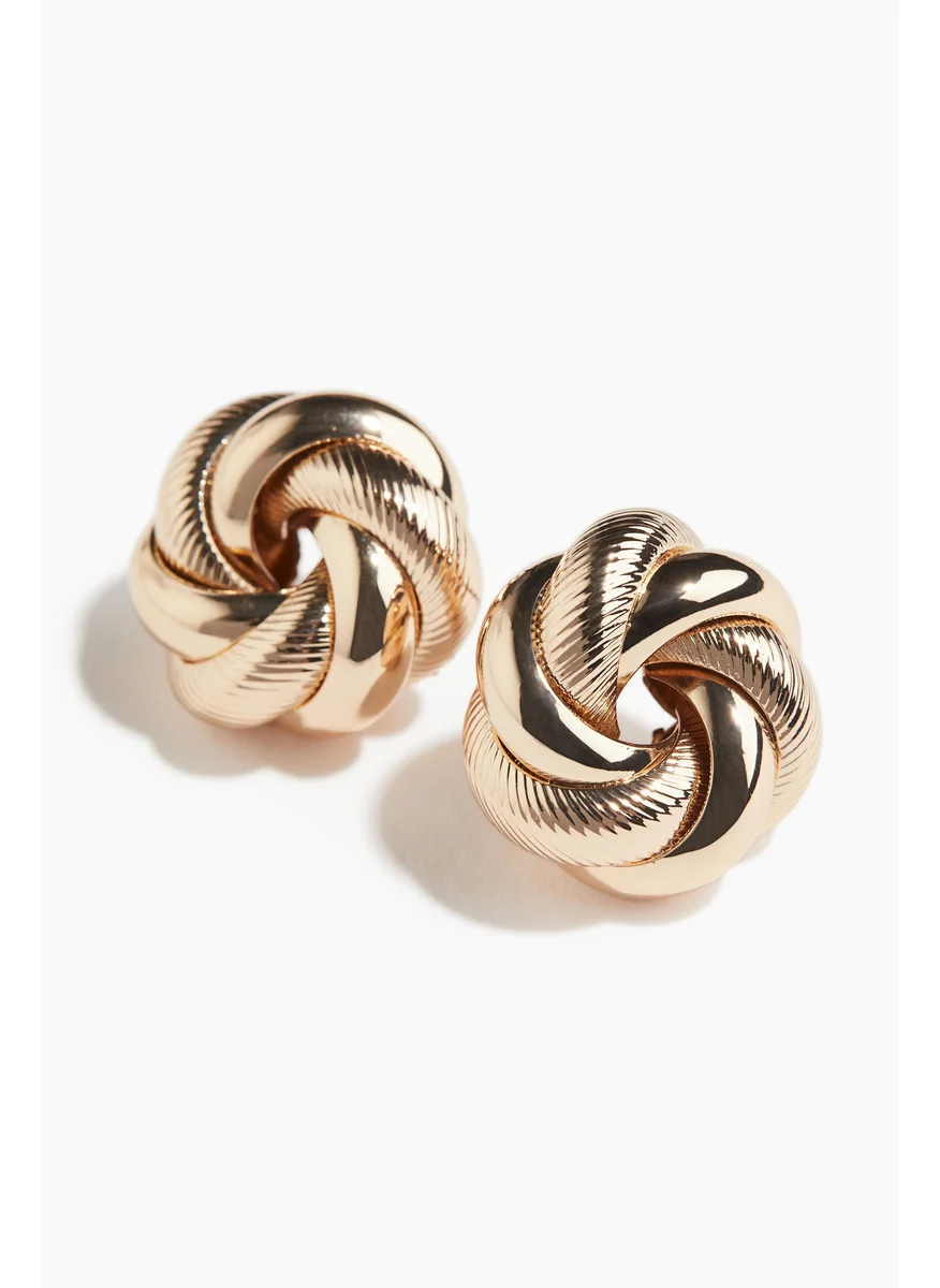 H&M Twisted Stud Earrings