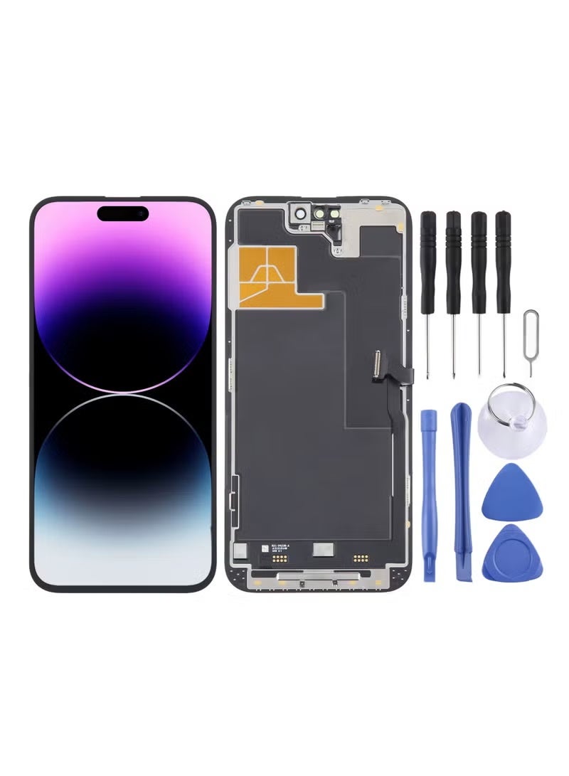 zy شاشة LCD لاستبدال شاشة عرض iPhone 14 Pro Max، شاشة LCD بحجم 6.7 بوصة لمجموعات إصلاح شاشة عرض iPhone 14 Pro Max - Image 1