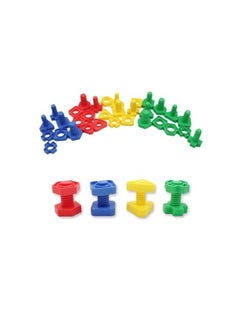 Generic Nuts and Bolts Game, Montessori Shape and Color Matching Game for Toddlers, Building Tool to Improve Fine Motor Skills and Bolt Sorting for Kids.  - Image 2
