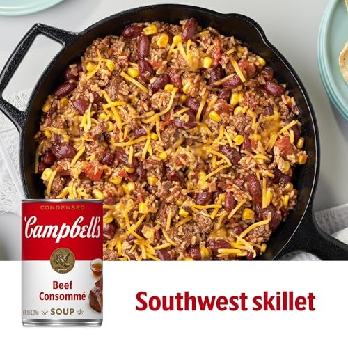 Campbell's Condensed Beef Consomme Soup, 10.5 oz Can (12 Pack) - Image 4
