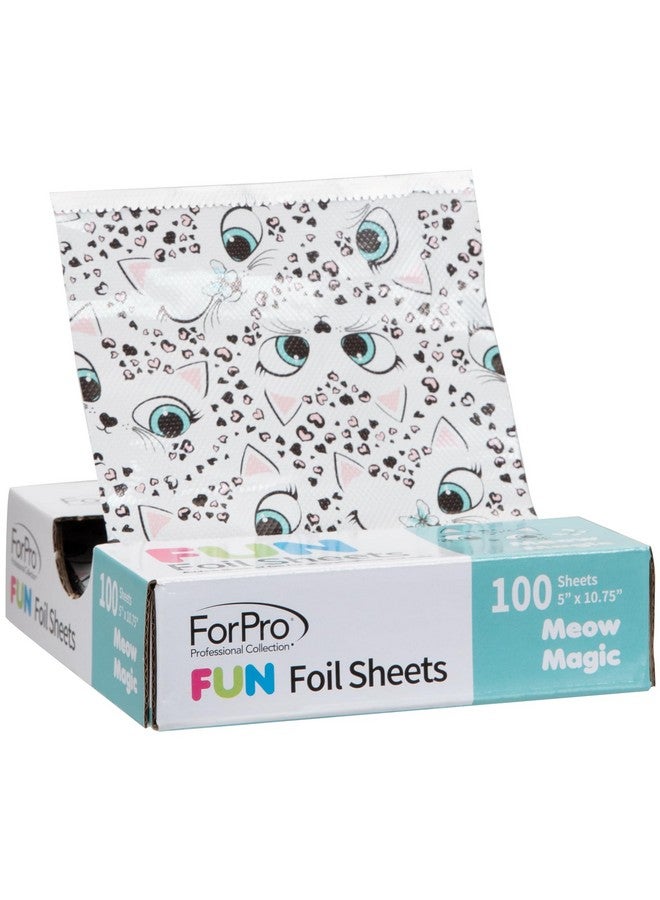 فوربرو بروفيشنال كوليكشن رقائق فويل فوربرو فن مياو ماجيك، مقاس 5 بوصات، رقائق ألومنيوم، موزع رقائق منبثق، رقائق شعر لتطبيق اللون وخدمات التحديد، آمنة للطعام، عرض 5 بوصات × طول 10.75 بوصة، 100 قطعة - Image 5