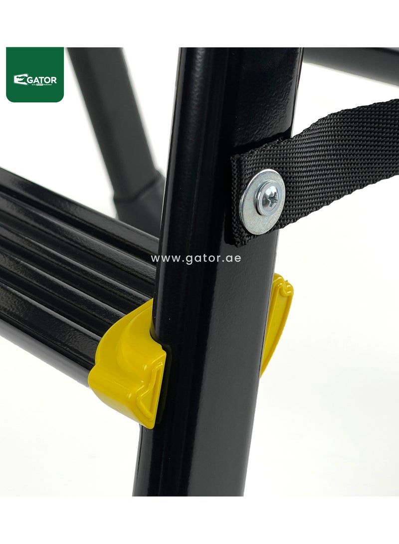 جاتور سلم جيتور قابل للطي ذو جانبين 4 درجات - Image 2