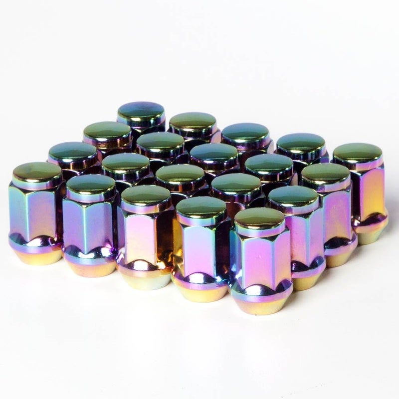Circuit Performance 12x1.5 Neo-Chrome Closed End Bulge Acorn Lug Nuts (20 Pieces) - Image 2