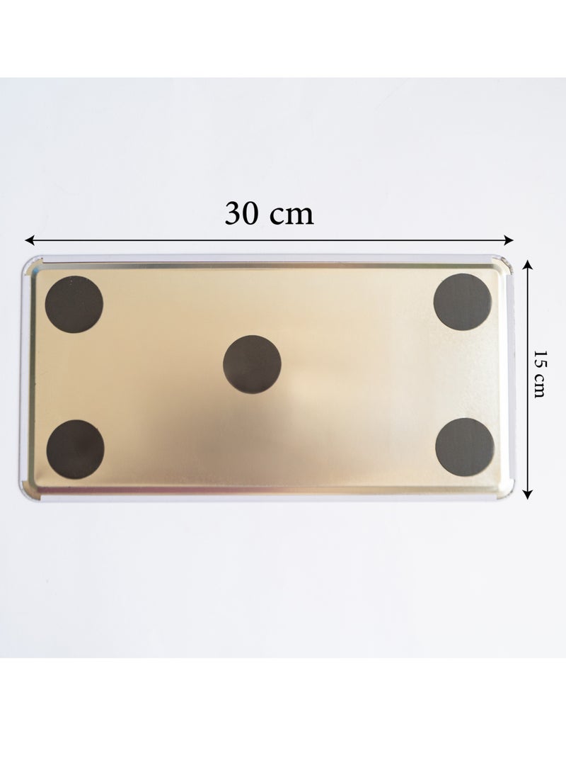 971ميديا لافتة معدنية جديدة مكتوب عليها أنا أحب عمان للمنزل والمطبخ والمقاهي والجدران - Image 2