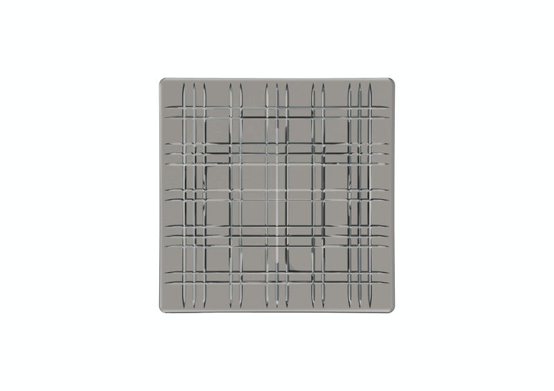 Nachtmann Square Smoke Plate 21 cm, Set of 2 (Imported from Germany) - Image 1