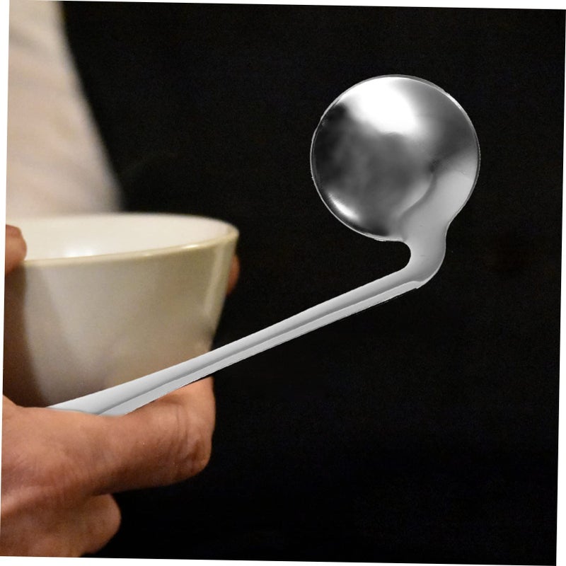 Lightweight Angled Spoon Curved Fork For Senior Self Feeding Ergonomic Utensils - Image 5