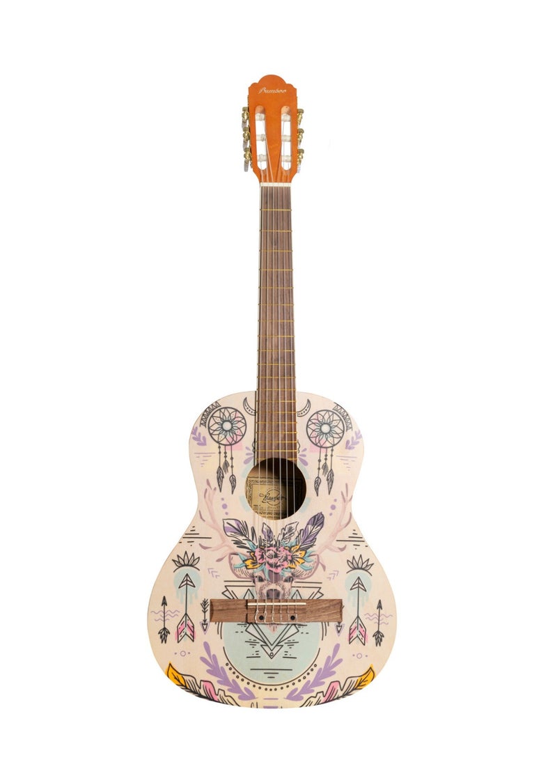 Bamboo Classical Guitar GC-36 INDIE 3/4 – Indie Design, 36", with Gig Bag - Image 1