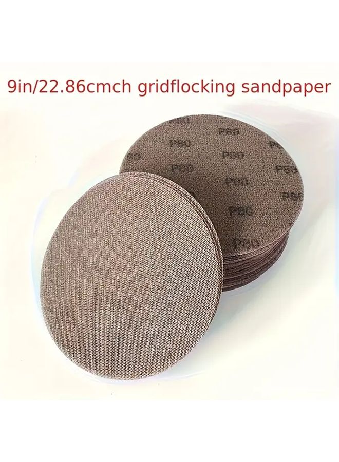 30pcs 80 Grit 9 Inch Sandpaper Double Sided Aluminum Oxide Dust Reducing Waterproof - Image 5