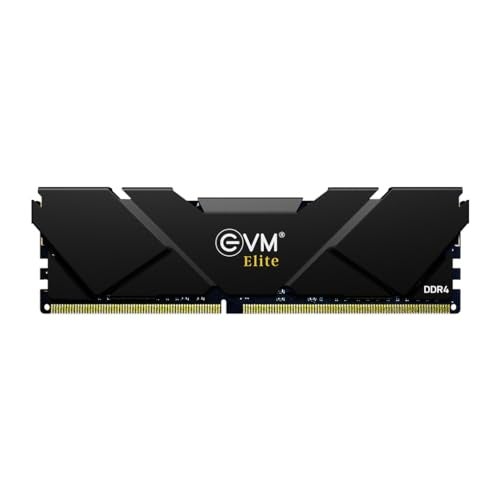 EVM Elite 16GB DDR4 3200MHz Gaming Desktop RAM – Intel XMP & AMD EXPO, Aluminum Heat Sink, CL15, 1.2V Low Voltage, 288-Pin Long-DIMM, 10-Year Warranty (EE16G32DT) - Image 1
