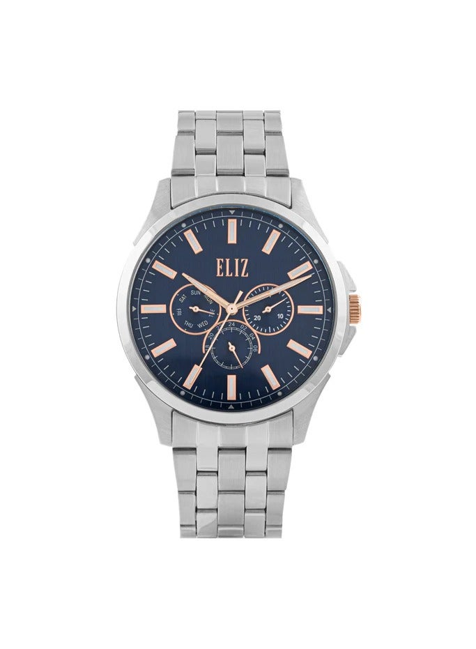 ELIZ ES8888G2SBS SS Case & Band Multifunction Men's Watch - Image 1
