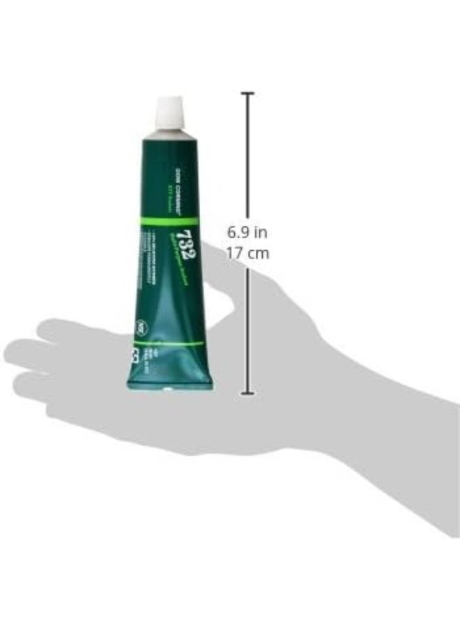 Dow Corning 3138356 732 Clear Multi-Purpose Sealant, -60 to 180 Degree C, 90 mL - Image 2