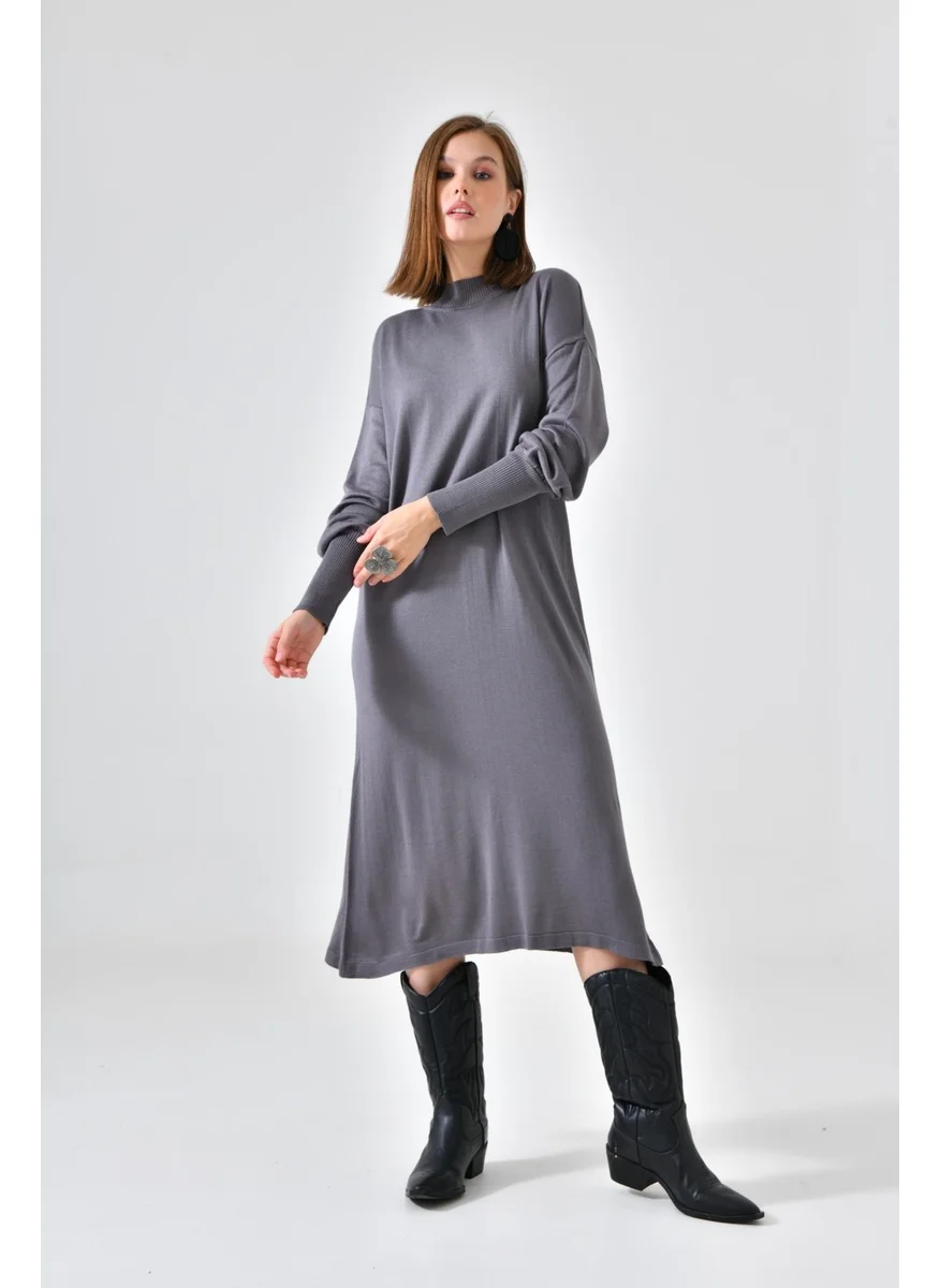 Garmi Women's Plain Basic Tunic Gray