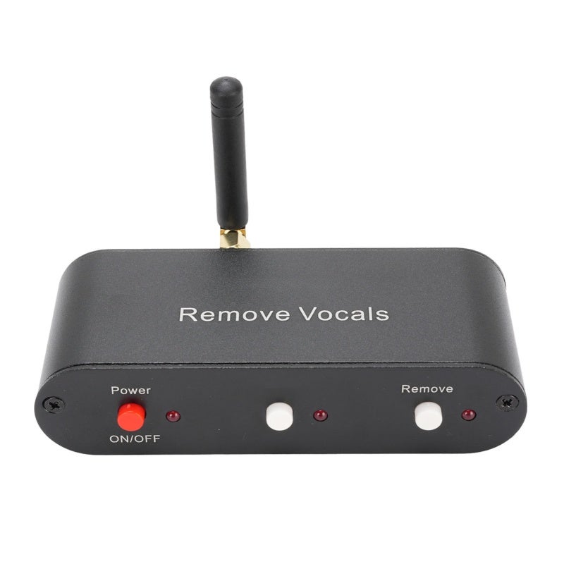 Karaoke Vocal Remover: 3.5mm AUX Bluetooth 5.0 Receiver, Real Time Vocal Cancellation, Adjustable Levels - Multi Functional Audio Adapter for Phone, Computer, Speakers, Karaoke Machines - Image 1