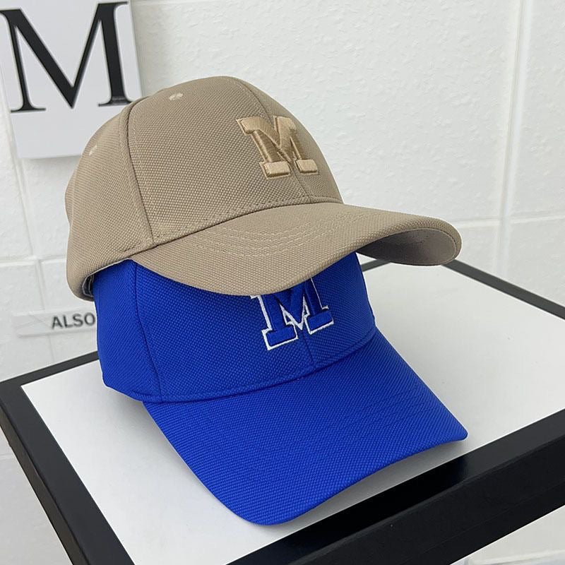 Baseball Cap Women Spring Autumn M Letter Men Summer UV Protection Casual Trendy Hat - Image 4
