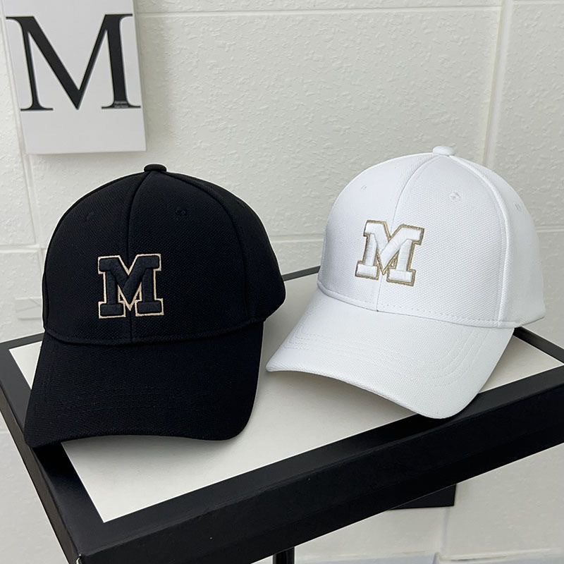 Baseball Cap Women Spring Autumn M Letter Men Summer UV Protection Casual Trendy Hat - Image 3