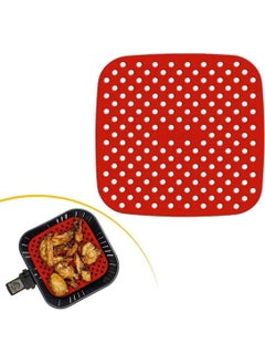5DM Colorful Heat Resistant Washable Silicone Oven and Airfryer Square Baking Mat 21.5 cm  - Image 1