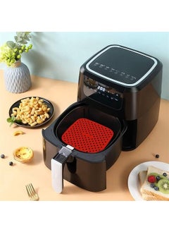 5DM Colorful Heat Resistant Washable Silicone Oven and Airfryer Square Baking Mat 21.5 cm  - Image 2