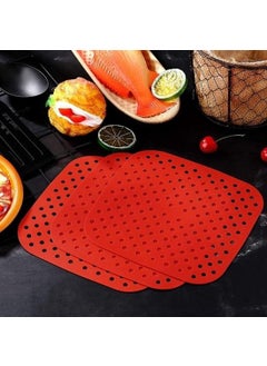 5DM Colorful Heat Resistant Washable Silicone Oven and Airfryer Square Baking Mat 21.5 cm  - Image 4