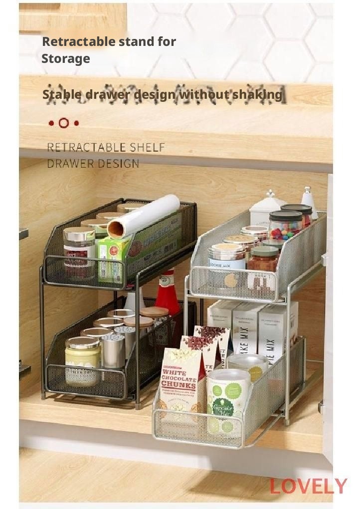 Slide-out Cabinet Organizer - Image 3
