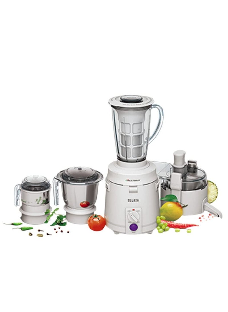 SUJATA - Sujata Multimix, Mixer Grinder with Juicer & Coconut Milk Extractor Attachment, 900 Watts, 3 Jars, (White) - Image 1