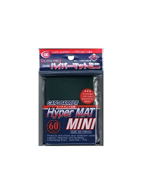 KMC 60 Hyper Mat Green Small Mini Size Sleeves - Japanese Size - Yu-Gi-Oh