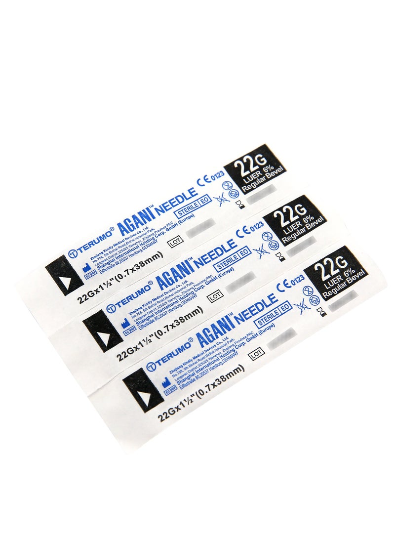 Terumo Agani Needle 22G x 1 1/2 (0.7 x 38mm) - Image 3